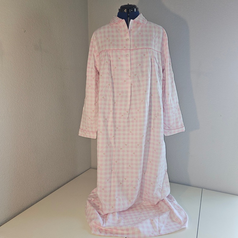Mervyns nwt deadstock‎ nightgown womens xl cottagecore grandmacore vintage pink